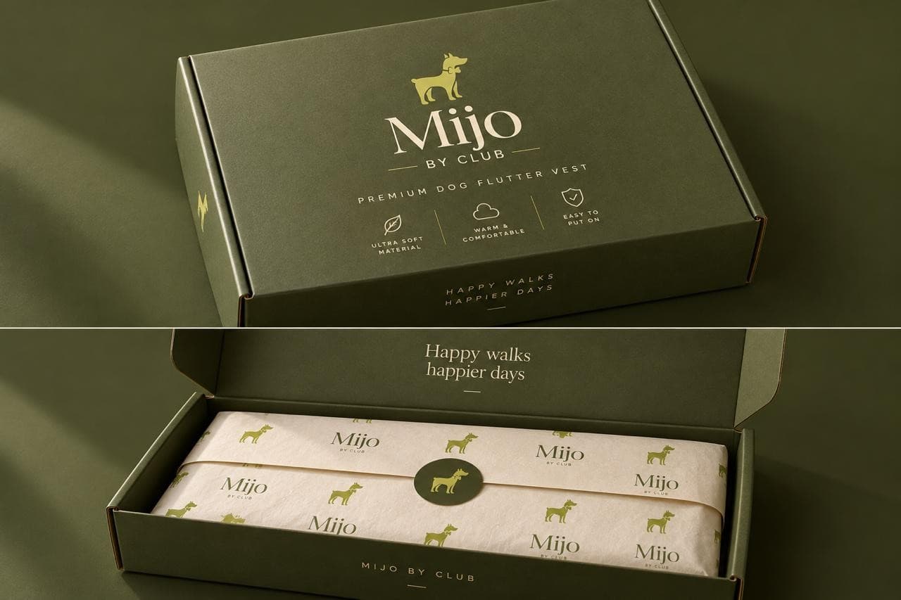 Caja de regalo MIJO by Club. Llega como un regalo, se queda como su favorito: cada pieza viaja en su caja MIJO, lista para regalar.